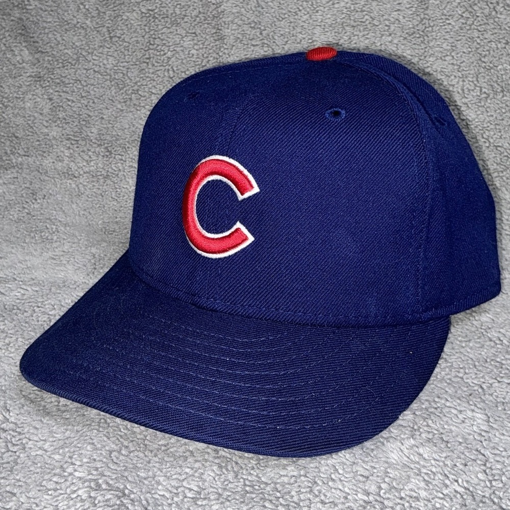 New Era 59Fifty Chicago Cubs Men's Cap Royal Blue On Field Fitted Hat Sz 7 1/4‎